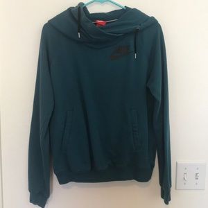 Cowl-neck Nike hoodie